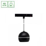 SYSTEM SHIFT BASIC - GLOBE P RING BALL LUMINAIRE SUSPENDED 90MM 10W 2700K BLACK