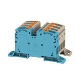 Feed-through terminal block, PUSH IN, 35 mm², 1000 V, 125 A, Number of