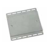 Mounting plate for distribution boxes