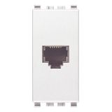 RJ12 phone jack 6/6 white