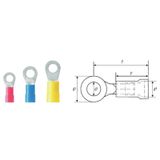 Ring cable lug, Insulation: Available, Conductor cross-section, max.: 