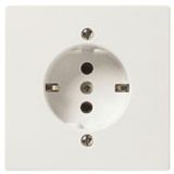 2P+E 16A German outlet white