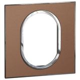 Arteor 1 Gang Surround Plate 3 Module Round Pink Champagne