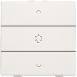 Single dimming control for Niko Home Control, white