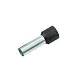 Wire ferrule isolated, 1,5mmý, L1=18mm, black