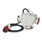 3-WAY ADAPTOR IP44 WITH CABLE AND PLUG