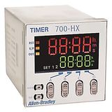 Allen-Bradley, 700-HX Digital Timing Relay, Multi-Function, 1 Timed Contact w/ No Voltage Inputs, Multi-Mode (14 Functions), 0 to 9999 hours, SPDT, 100-240 V AC 50/60Hz