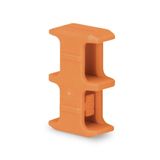 Fixing element for 50 mm² high-current terminal blocks orange
