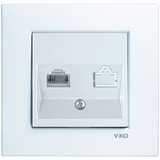 Novella-Trenda Opaque White One Gang Data Socket (CAT6)