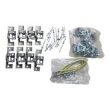 Accessory kit composed of 8 hinges and rivets for XL³800 cabinet, width 700mm