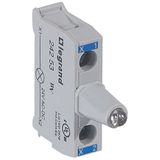 Osmoz electrical block - for control station illuminated - blue - 24 V~/=