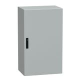 Spacial CRNG plain door w/o mount.plate. H1000xW600xD400 IP66 IK10 RAL7035.