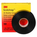 3M™ Scotchrap™ Vinyl Corrosion Protection Tape 50, Unprinted, 25.4 mm