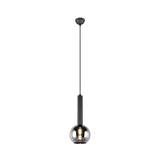 Clayton pendant 1-pc E27 matt black