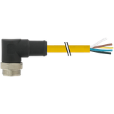 Mini (7/8) 3 pole, M (Ext.) 90° w/ , TPE, TC-ER+FT4, 3x16AWG, Y, 7.5m