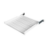 19" Shelf Fix, 1U, up to 50kg Load, D=450mm, Low Profile