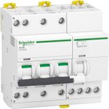 Residual current breaker with overcurrent protection (RCBO), Acti9 iCV40N, 3P+N, 40A, C curve, 6000A, AC type, 300mA