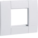 Outlet box 1 gang 45x45, pure white