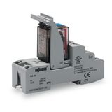 Relay module Nominal input voltage: 220 VDC 4 changeover contacts