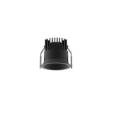 Black Aluminium LED 12 Watt 720Lm 3000K Beam 38o IP65 D: 7.8 H: 7.5 cm