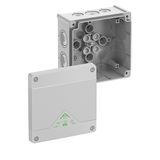 Junction box, Type of protection IP66, max. 6², Impact strength IK07, Protection class II, Ui 1000V AC, Ui 1000V DC, DLG, VDE, Halogen free