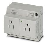 EO-AB/UT/LED/DUO/15 - Double socket