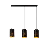 Lucide ALMELO - Hanging lamp - 3xE27 - Black