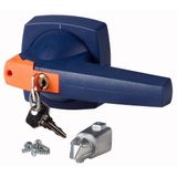 Toggle, 10mm, door installation, blue, cylinder lock