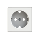 8588.9 BB Cover Schuko socket plane Socket outlet White - Sky Niessen