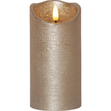 LED Pillar Candle Flamme Rustic