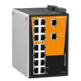 Network switch (managed), managed, Fast Ethernet, Number of ports: 16x