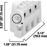 Allen-Bradley, 1492 Panel Mount Block, Pull apart, 3-Pole