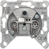 SAT-TV-FM socket outlet insert EDA302F