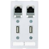 MODLINK MSDD DATA  INSERT 2xUSB-A female/female + 2xRJ45