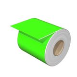 Device marking, halogen-free, Self-adhesive, 30000 x Polyester, green