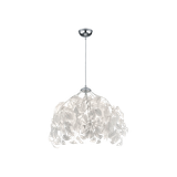 Leavy pendant 38 cm E27 white