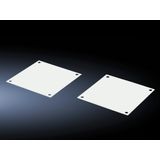 Cover plates for fan panels, for Flatbox