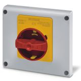 ISOLAT.20A 4P IP65 FLUSH MOUNT.EMERG.USE