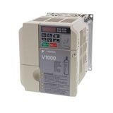 V1000 inverter, 3~ 400 VAC, 2.2 kW, 5.5 A, sensorless vector, max. out