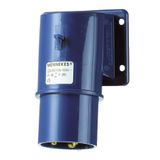 Mennekes Panel mounted inlet, 32A3p6h230V, IP44 381