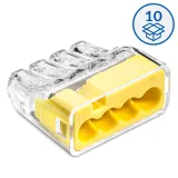 Push-in wire connector SCP4 B10 (bag 10 pcs)