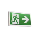 EndLED Lithium Exit Sign Maintained / Non-Maintained White