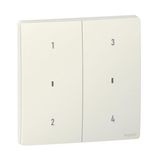 Mallia Senses - Wireless remote switch 4-way On/Off - Matt White