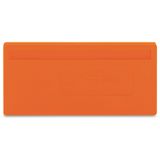 Separator plate 2 mm thick oversized orange