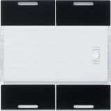 GALLERY TILE BLACK 4 BUTTONS WITH LED