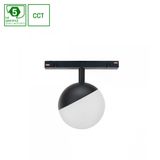 SYSTEM SHIFT SMART- GLOBE SPHERE TRACK LIGHT FI100X130MM 5W 165DEG BLACK CCT/DIM 5 Y WARRANTY