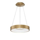 Triac Dimmable Brushed Gold Aluminium   & Acrylic  LED 30 Watt 230 Volt  1845Lm 3000K IP20  D: 38 H: 120 cm Adjustable Height