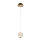 Lucide CINTRA - Pendant light - Ø 14 cm - LED - 1x4,2W 3000K - Transparant