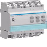 Output 6 -fold 16A current monitoring