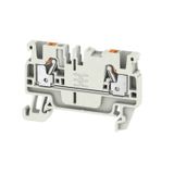 Feed-through terminal block, PUSH IN, 2.5 mm², 800 V, 24 A, Number of 